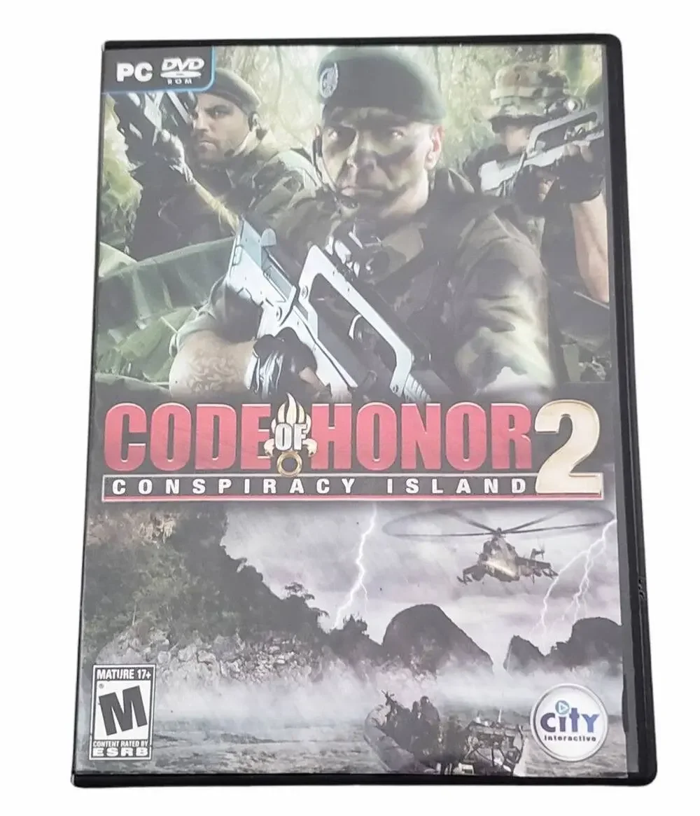 Code of Honor 2 Conspiracy Island PC DVD Rom Disk Computer